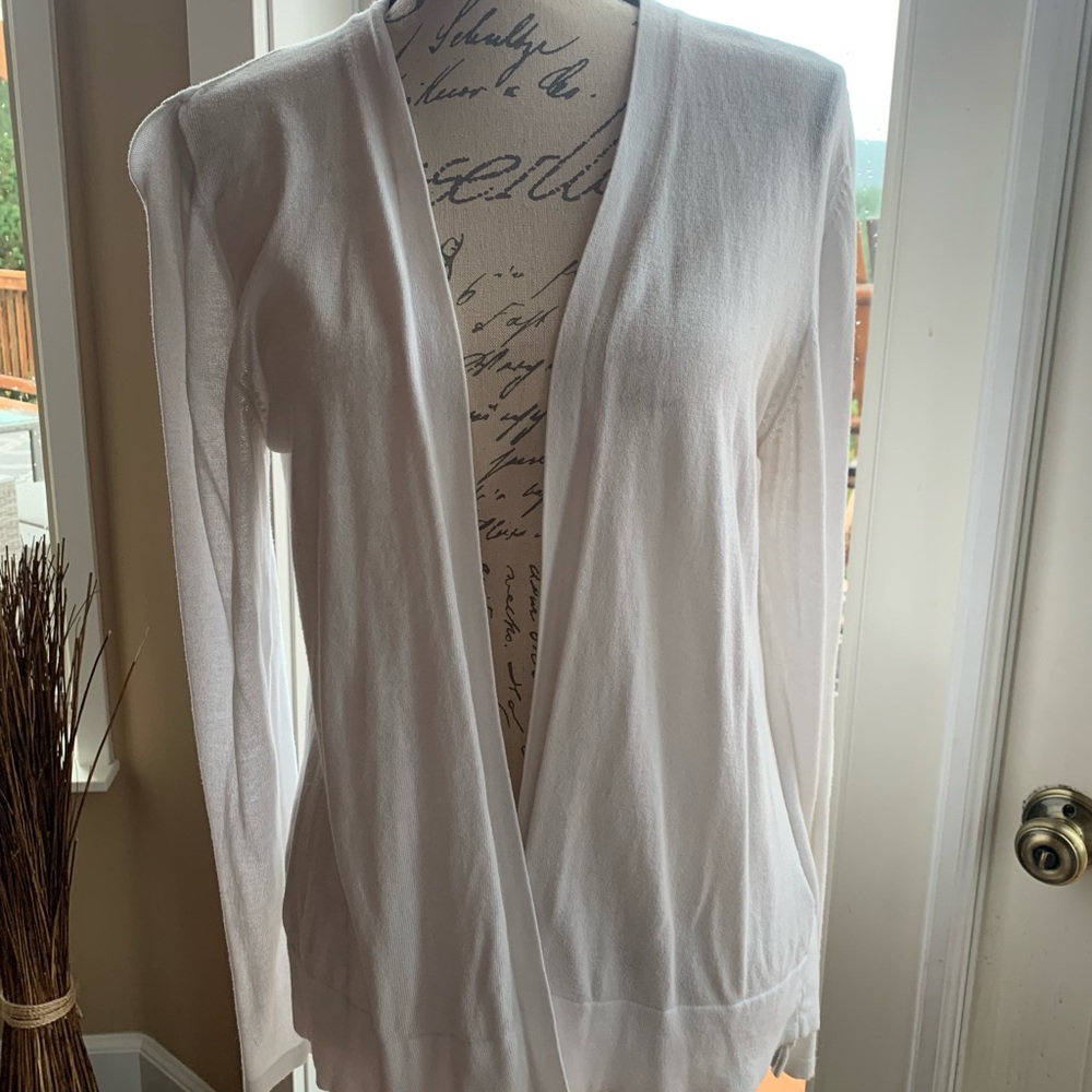 White long sleeve sweater